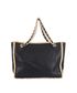 Chanel Oversized Tote with Raffia Trim, back view